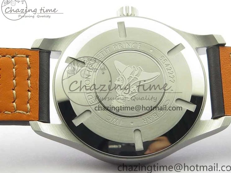 MIROTIME 0419 MARK XVIII Le Petit Prince IW327004 SS FKF 1:1 Best Edition Blue Dial On Brown Leather Strap Trendsetting 7117